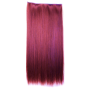 Extensie de par cu 5 Clips On delux dubla dreapta de 64 cm, Visiniu Roscat 93015HT39